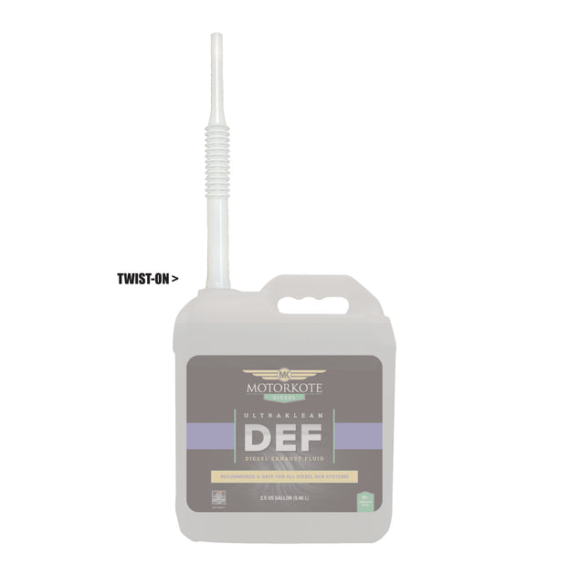 DEF Diesel Funnel 15" Color Screw on Thread DIESEL EXHAUST FLUID