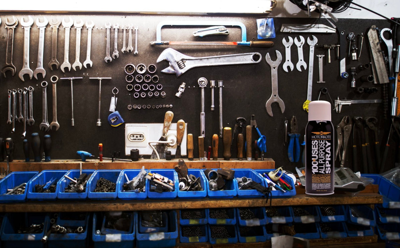 motorkote workshop tool bench