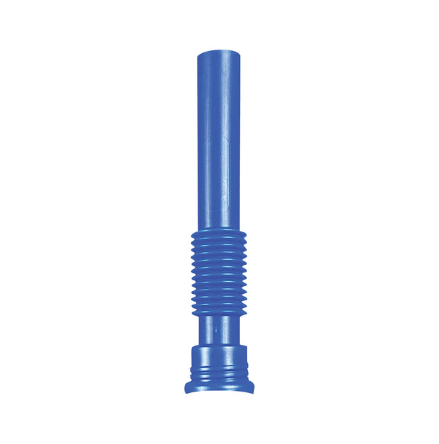 Universal Funnel-6" Flexible 28mm BLUE Screw-On Thread Oil Bottle