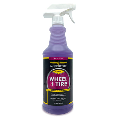 MotorKote Wheel + Tire Cleaner, Easy spray & Wipe formula 32 oz Quart size