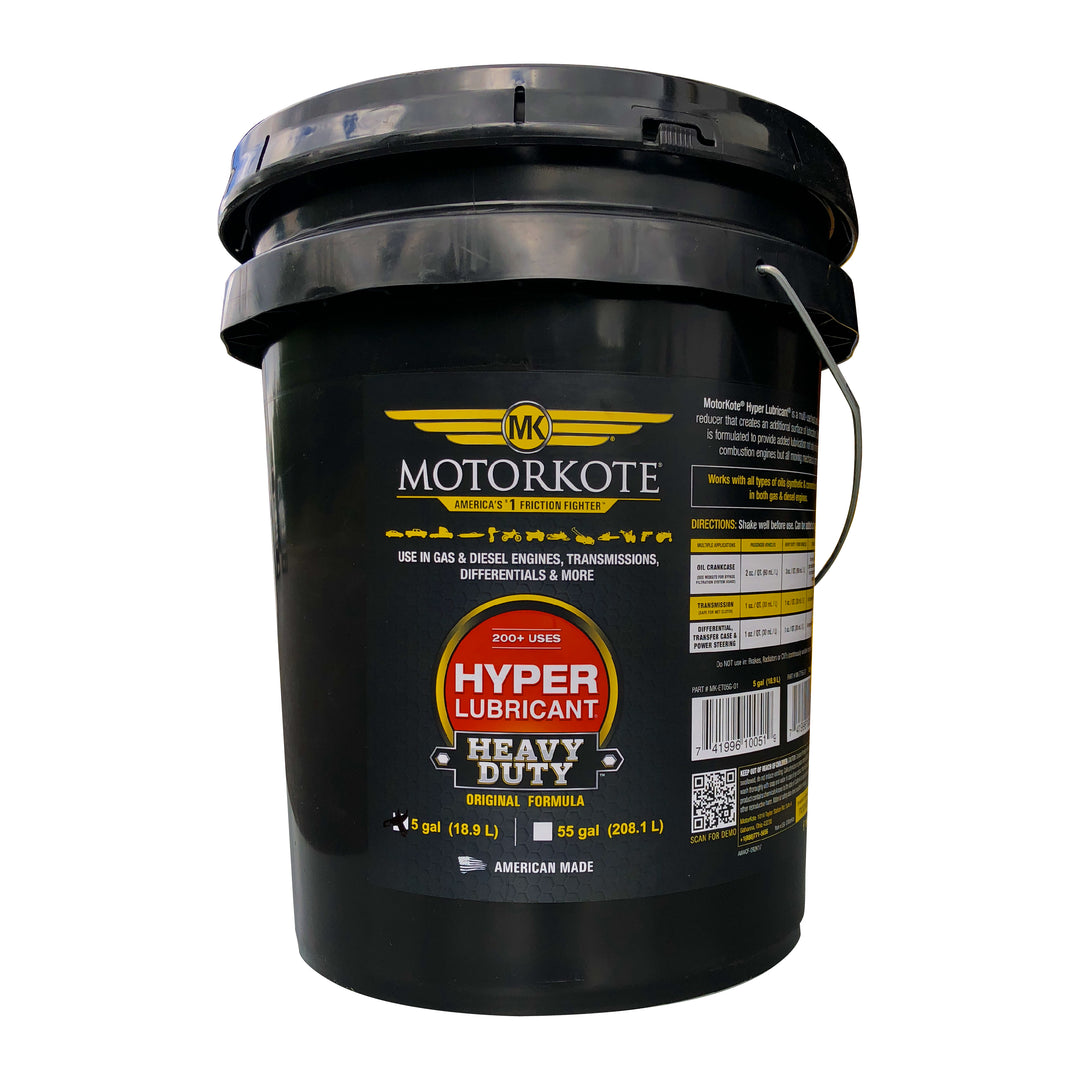MotorKote Hyper Lubricant Engine Treatment 5 Gallon Pail w/ pour spout MotorKote.com MotorKote Hyper Lubricant Engine Treatment 5 Gallon Pail w/ pour spout MotorKote.com