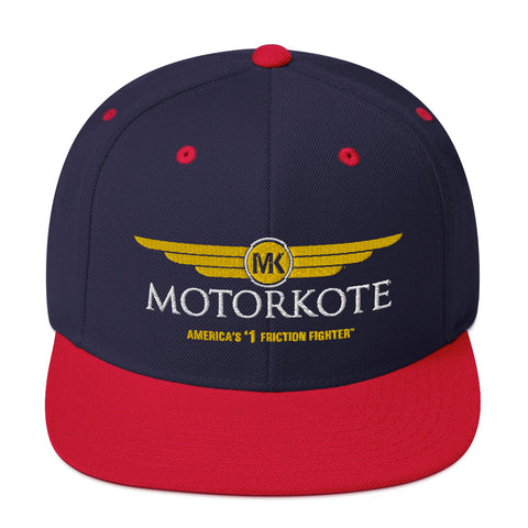 Snapback Hat Embroidered MotorKote Logo 3PL, , - MotorKote.com